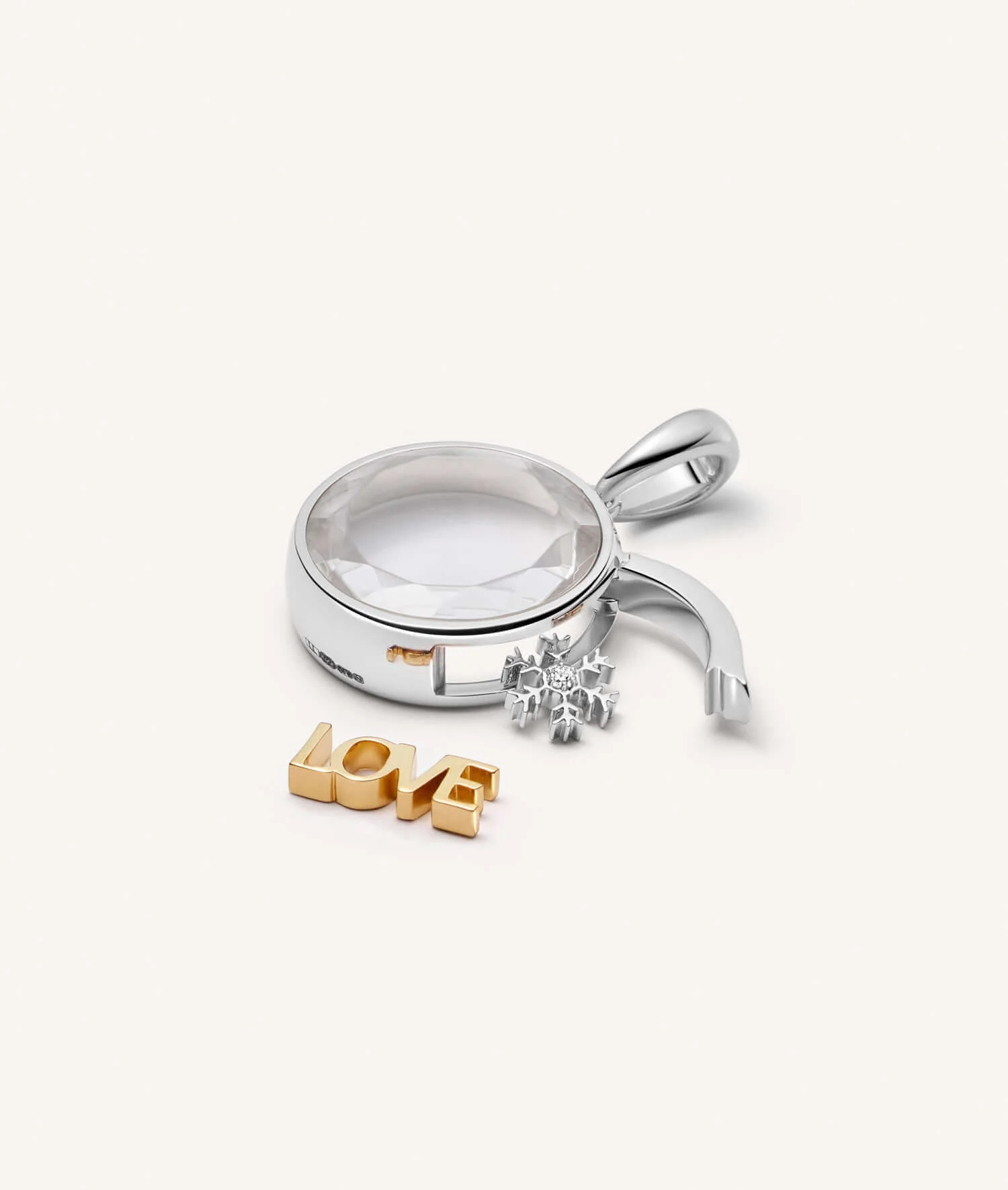 Diamond Snowflake Charm - Image 3